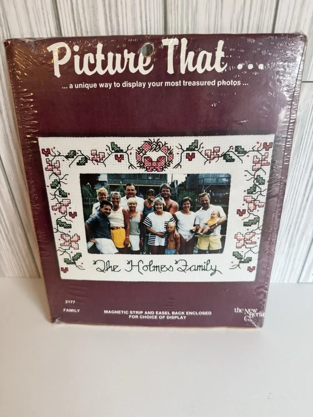 NEW The New Berlin Co PICTURE THAT… Family Cross-Stitch Kit